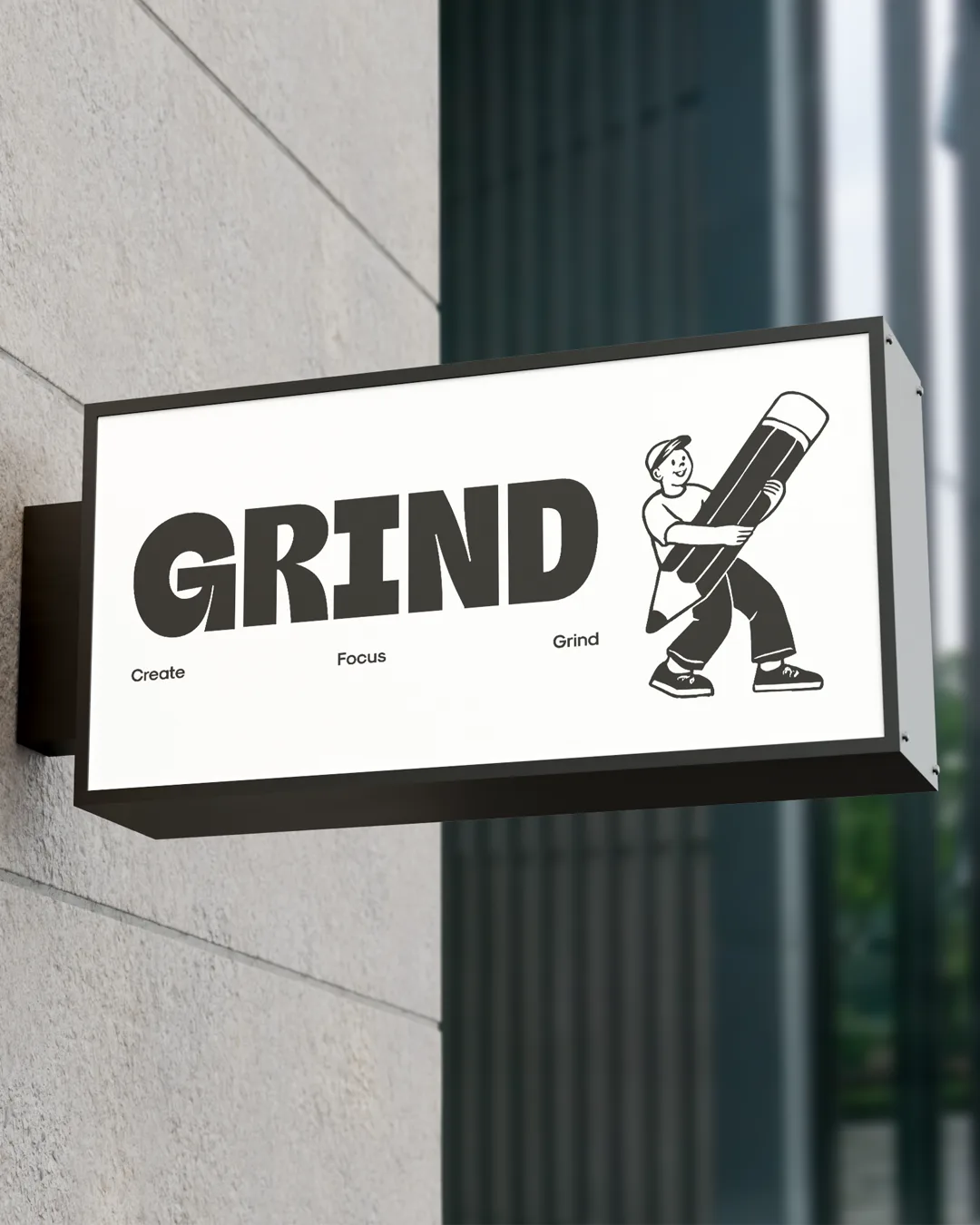 GRIND Coffee Shop Branding